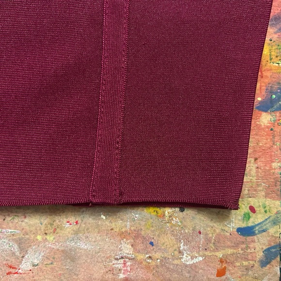 Lulus Bodycon Mini Dress - Berry - XS - Picture 8 of 12